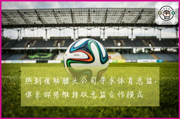 热刺借助猎头公司寻求体育总监，俱乐部将维持双总监合作模式